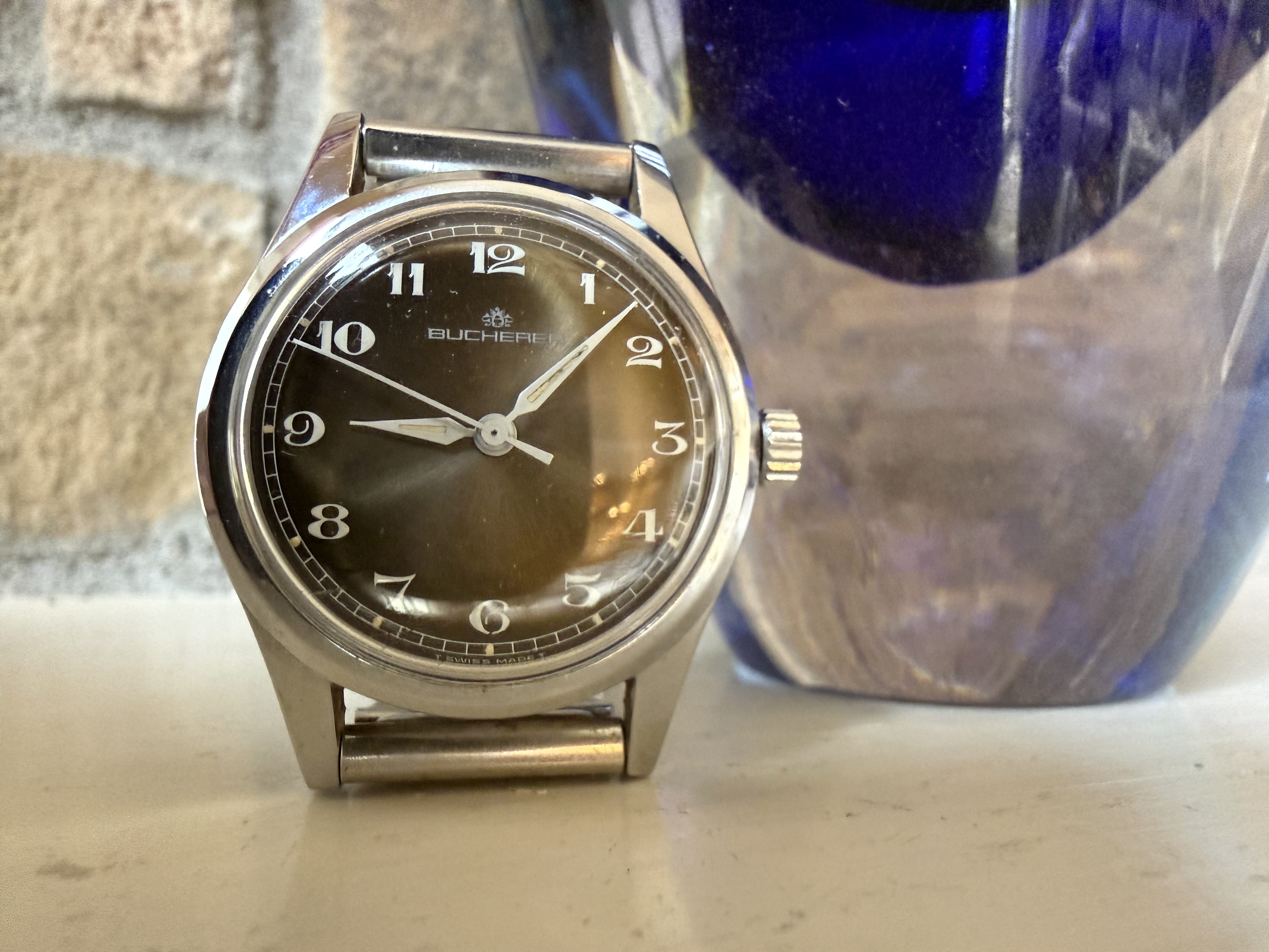 When the Dial Carries the Watch: A 1960s Bucherer Manual-Wind in Brown Sunburst